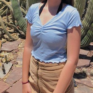 Sky and Sparrow zip up skirt